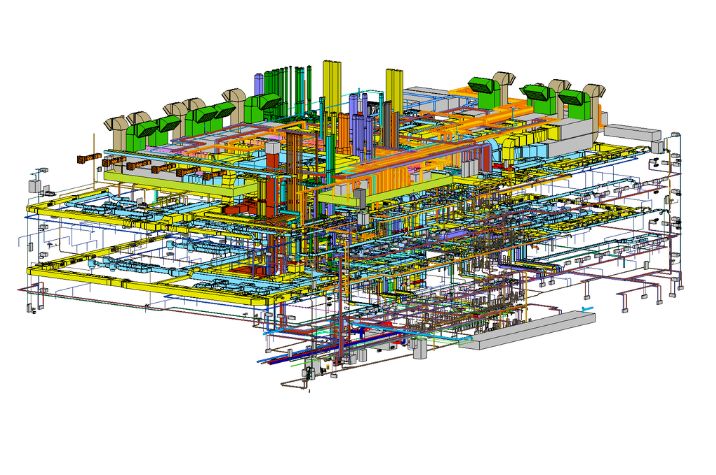 CAD Konstrukteure planen ein Großindustrieprojekt mit hochsensiblen technischen Prozessen